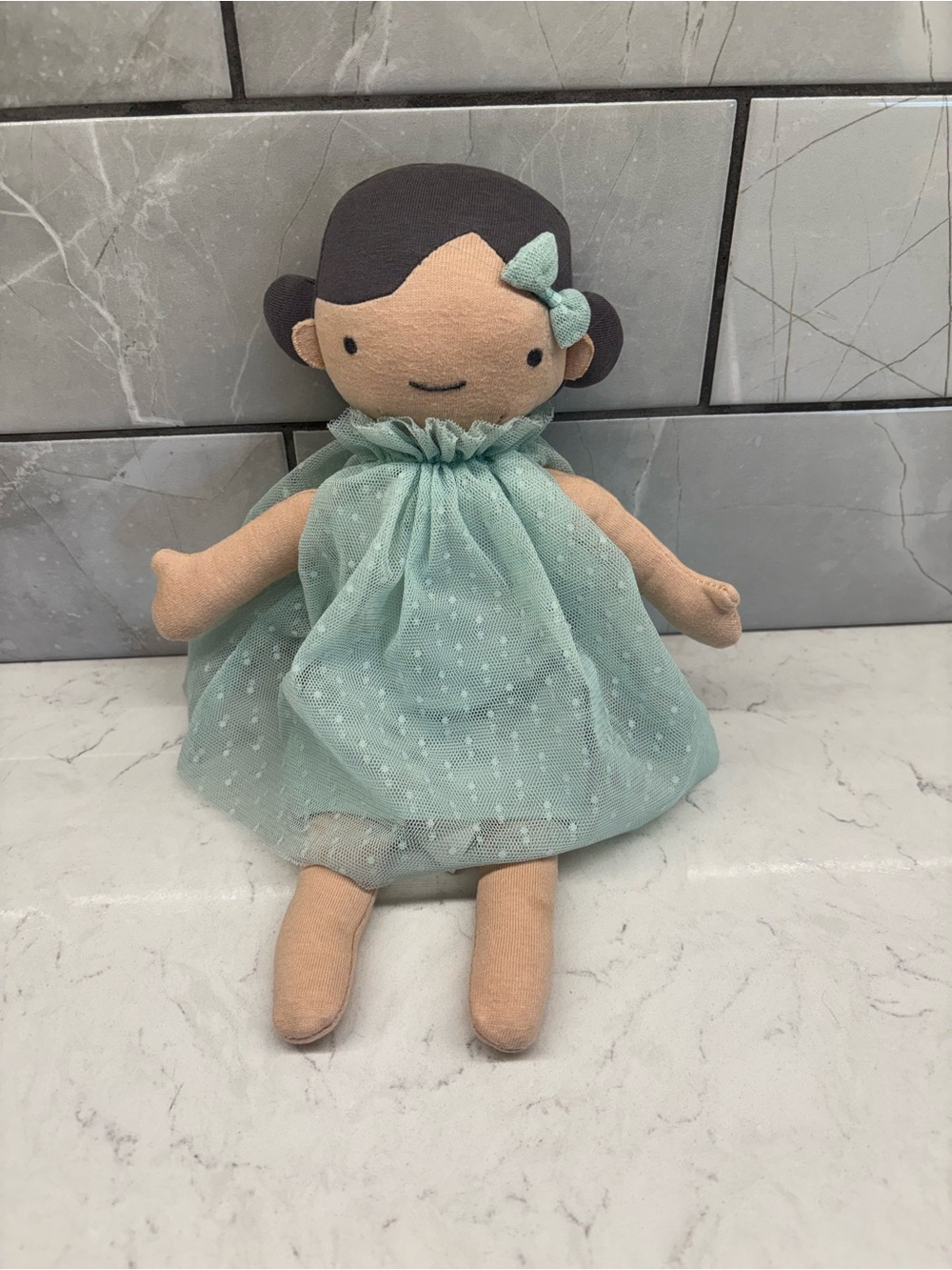 Target Cloud Island Soft Fabric Doll in Mint Green Dress Tulle Lovey 2021